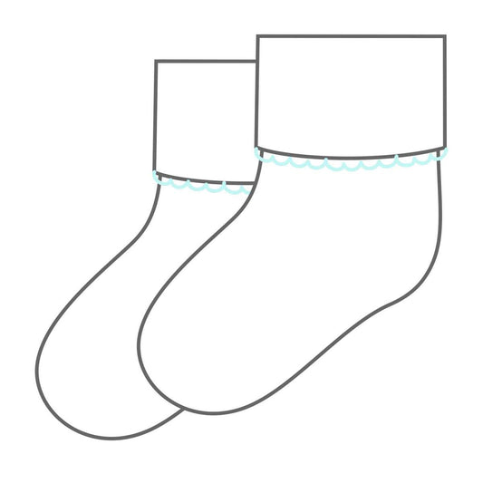 Magnolia Baby Picot Trim Socks