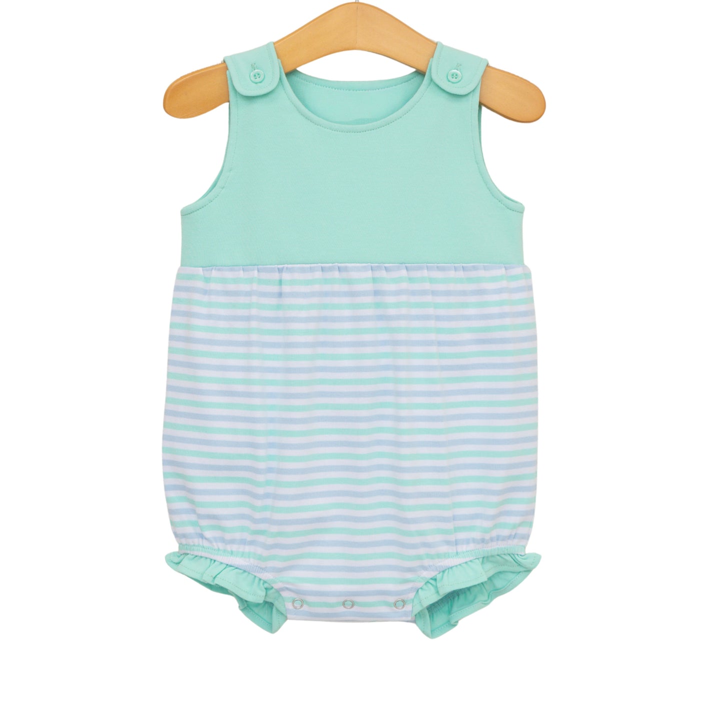Lily Ruffle Bubble- Seaside Stripe  PREORDER ETA April