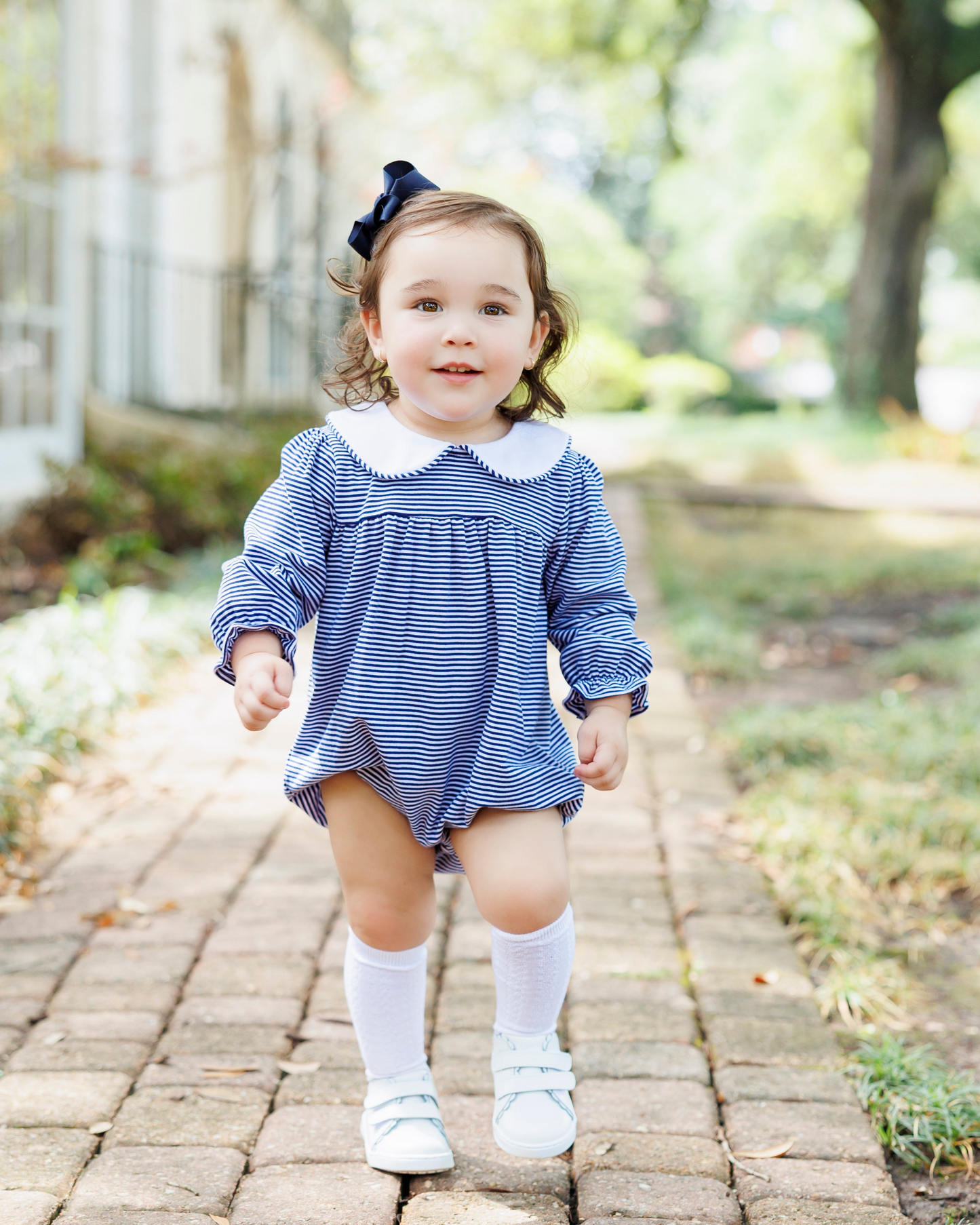 Lottie Bubble- Navy Stripe (Fall Preorder ETA September)