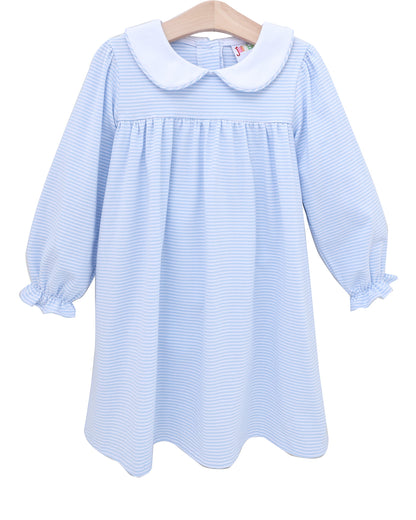 Lottie Dress- Light Blue Stripe (Fall Preorder ETA September)