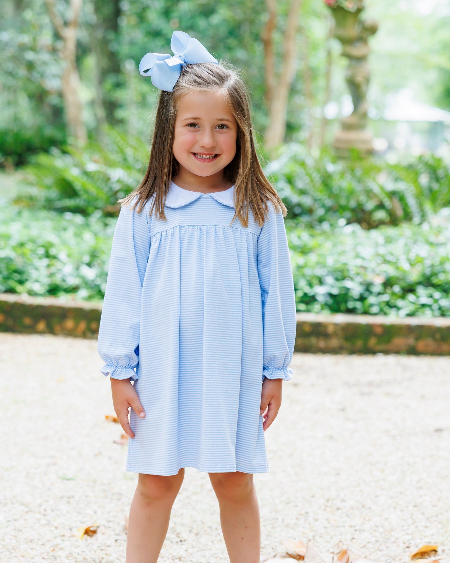 Lottie Dress- Light Blue Stripe (Fall Preorder ETA September)