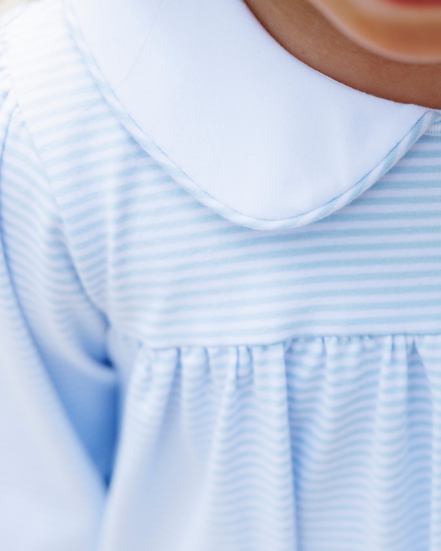 Lottie Dress- Light Blue Stripe (Fall Preorder ETA September)