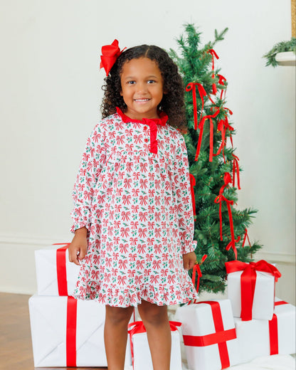 Merry Moments Holly LS Dress