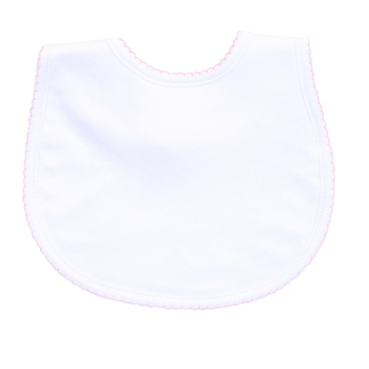 Magnolia Baby Picot Trim Bib