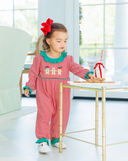 Santa's Sweet Helpers Ruffle Romper