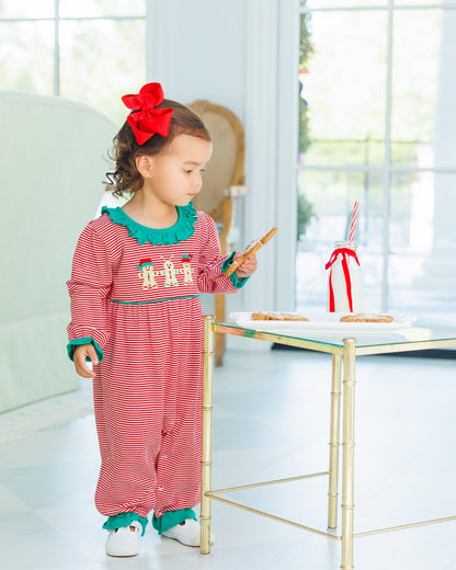 Santa's Sweet Helpers Ruffle Romper