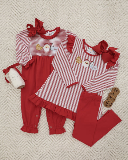Santa's Treats Ruffle Pants Set