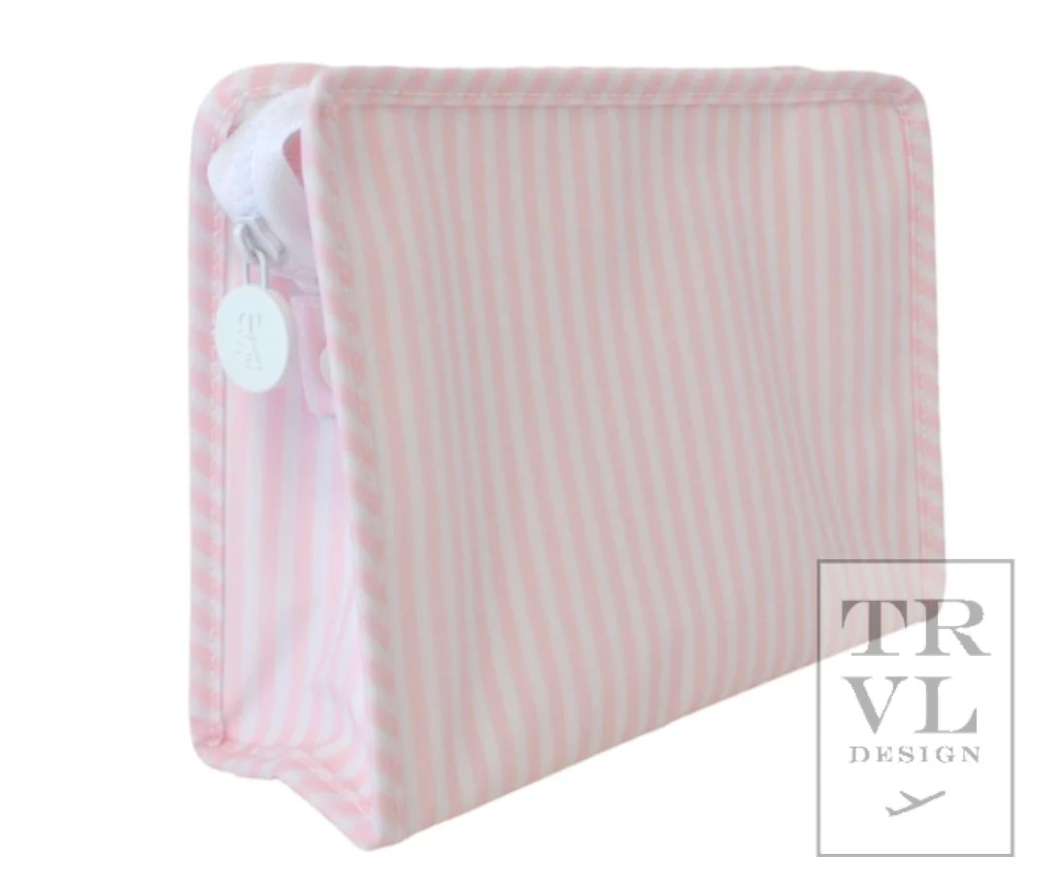 Medium Roadie - Pimlico Pink Stripe