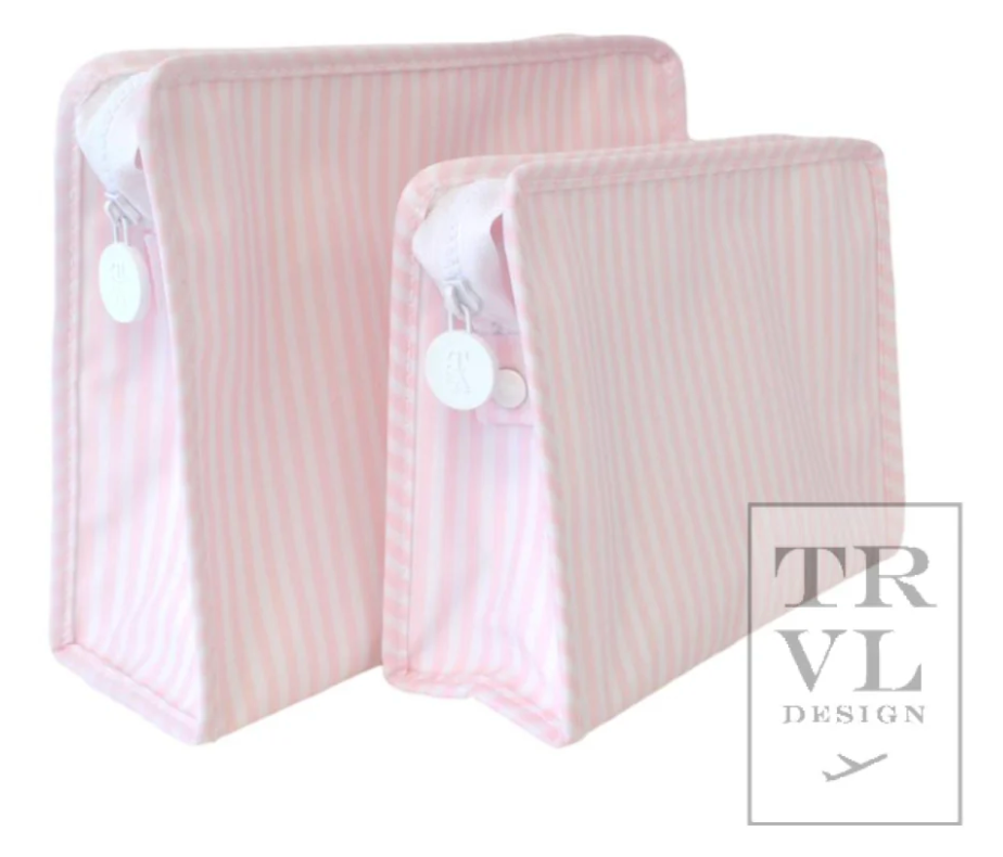 Medium Roadie - Pimlico Pink Stripe