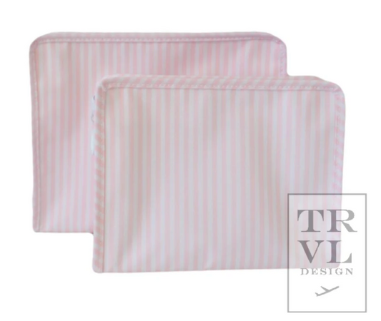 Large Roadie - Pimlico Pink Stripe