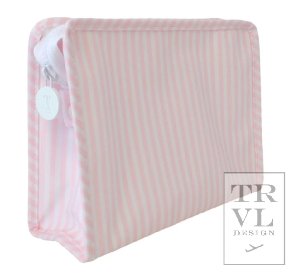 Large Roadie - Pimlico Pink Stripe