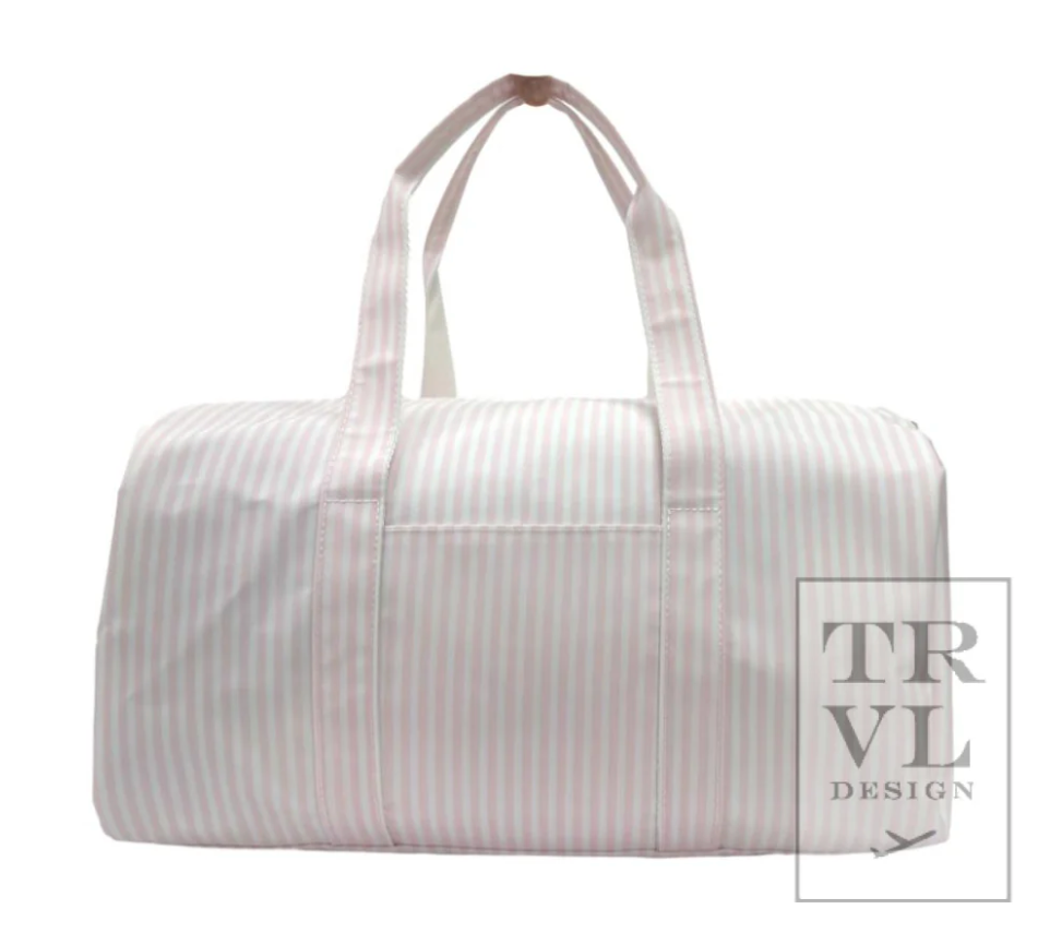 WEEKENDER Duffel Bag - Pimlico Pink Stripe by TRVL Design