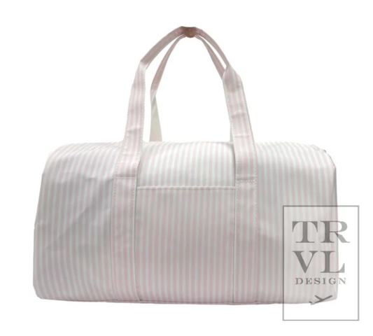 WEEKENDER Duffel Bag - Pimlico Pink Stripe by TRVL Design