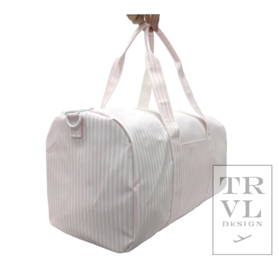 WEEKENDER Duffel Bag - Pimlico Pink Stripe by TRVL Design