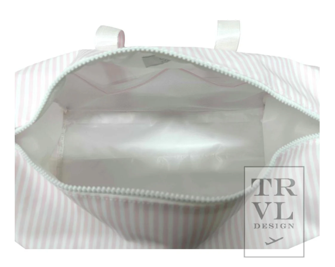 WEEKENDER Duffel Bag - Pimlico Pink Stripe by TRVL Design