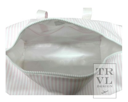 WEEKENDER Duffel Bag - Pimlico Pink Stripe by TRVL Design