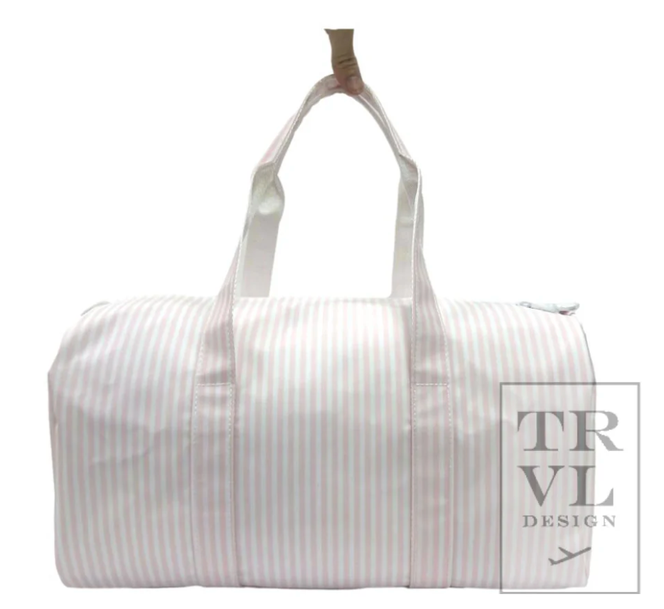 WEEKENDER Duffel Bag - Pimlico Pink Stripe by TRVL Design