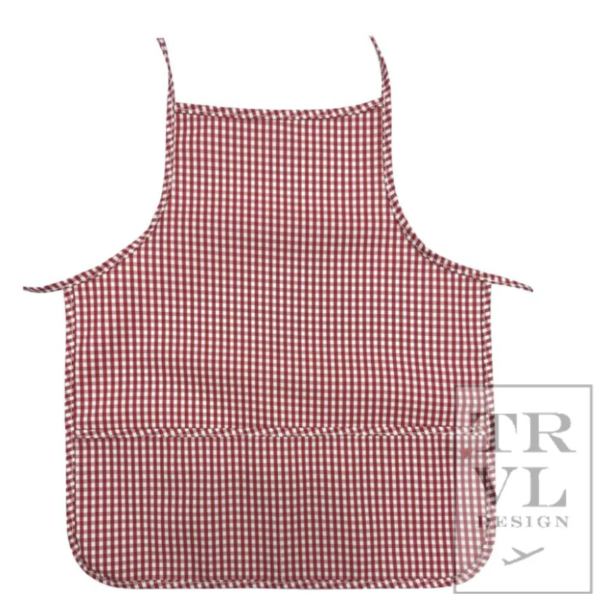 Apron - Red Gingham by TRVL Designs