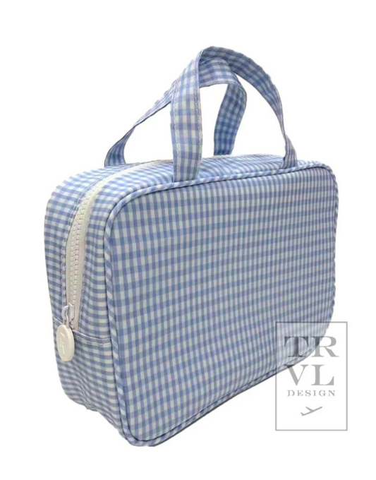 CARRY ON - Mist Gingham by TRVL Designs