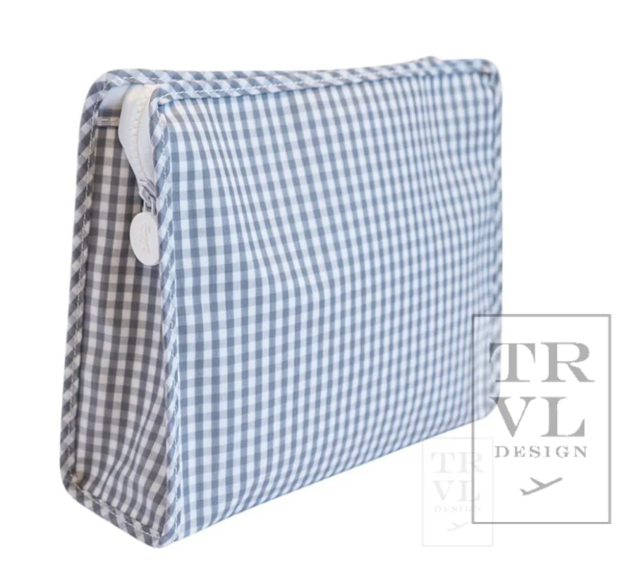 Medium Roadie - Grey Gingham by TRVL Designs