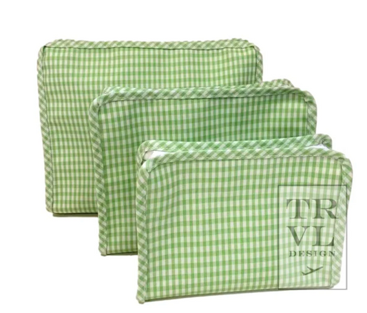 Medium Roadie - Leaf Gingham by TRVL Designs