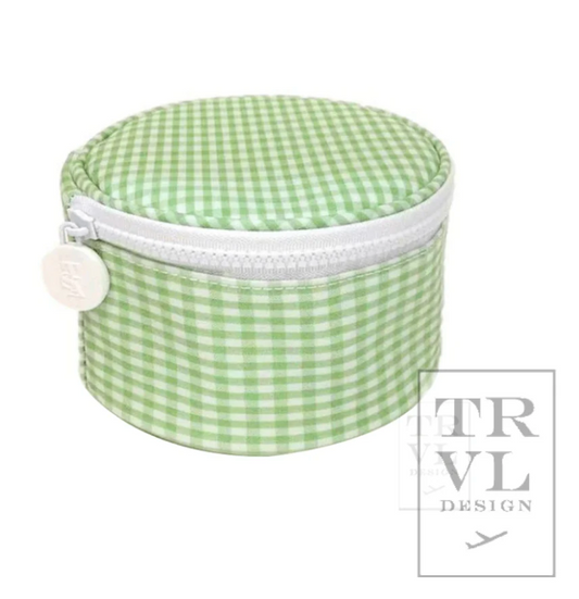 ROUNDUP JEWEL CASE - Leaf Gingham by TRVL Designs