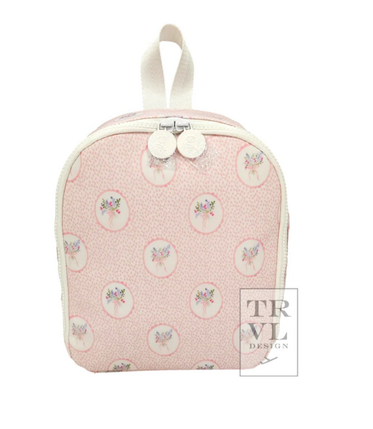 BRING IT Lunch Bag - FLORAL MEDALLION PINK by TRVL Designs