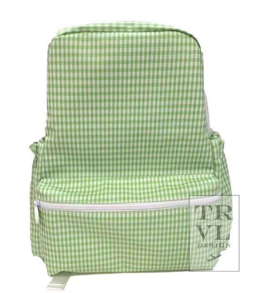 BACKPACKER - GINGHAM LEAF Backpack by TRVL Designs