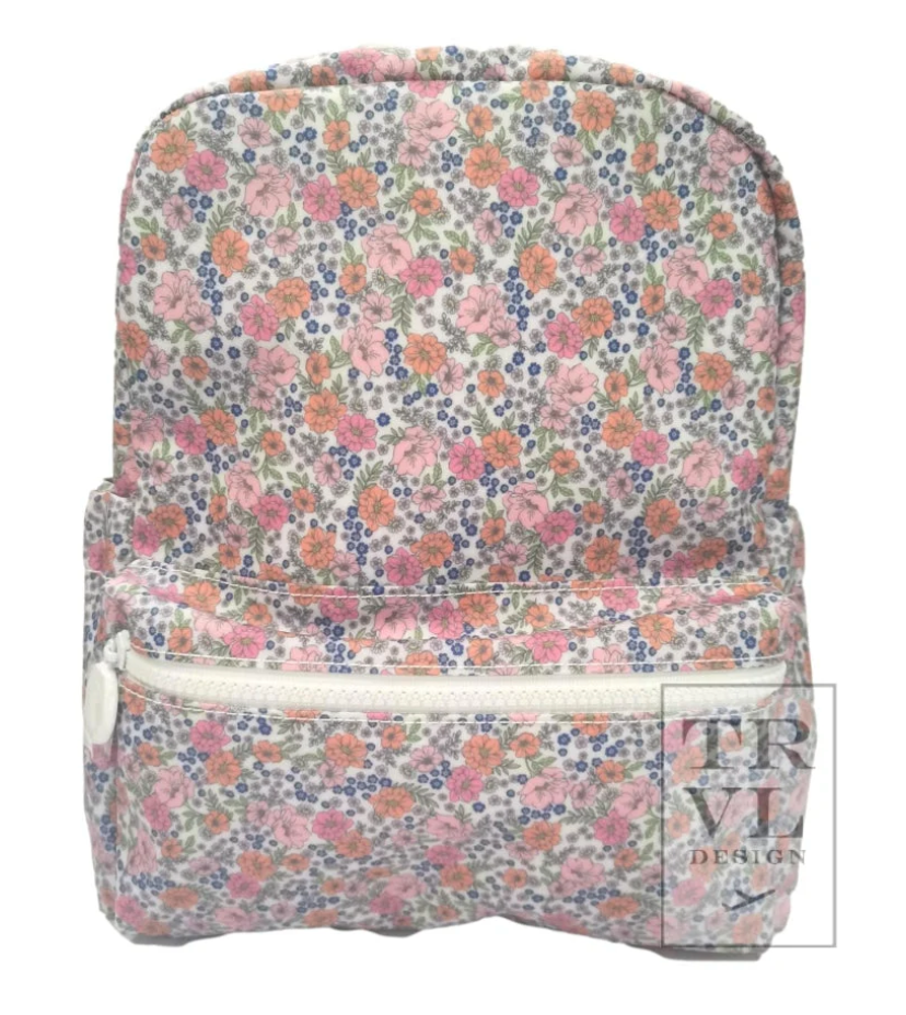 MINI BACKER - GARDEN FLORAL Mini Backpack by TRVL Designs