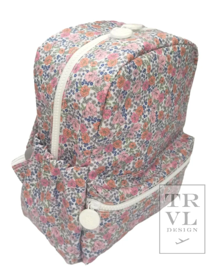 MINI BACKER - GARDEN FLORAL Mini Backpack by TRVL Designs