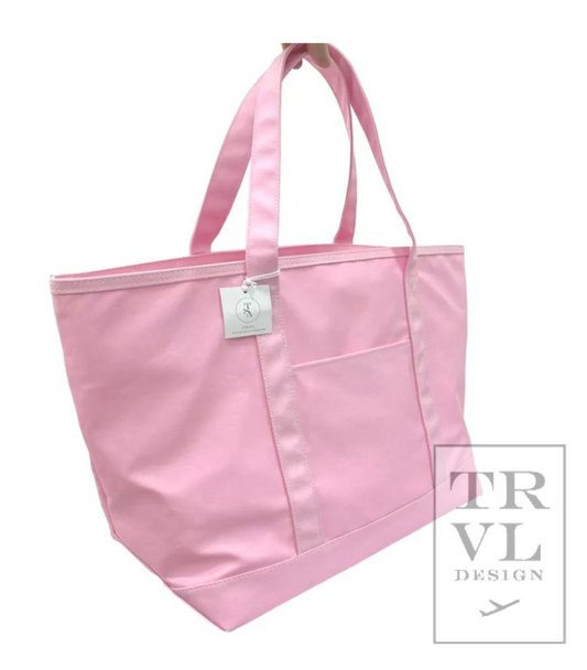 MAXI TOTE - Coated Canvas Large PEONY by TRVL Designs