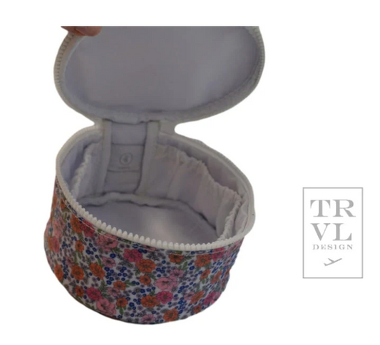 ROUNDUP JEWEL CASE - GARDEN FLORAL by TRVL Designs