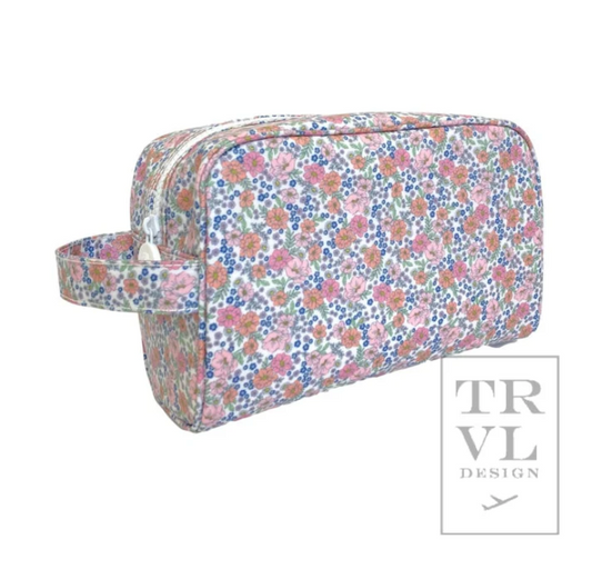 STOWAWAY Toiletry Bag - GARDEN FLORAL BY TRVL Designs