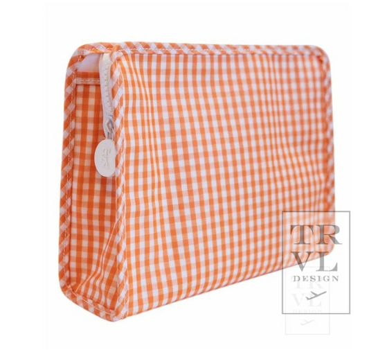 Large Roadie - GINGHAM ORANGE by TRVL Designs