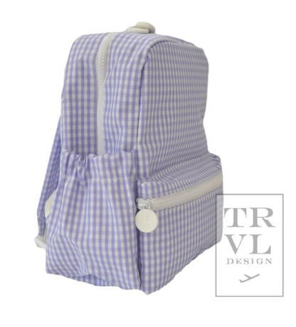 MINI BACKER - GINGHAM LILAC by TRVL Designs