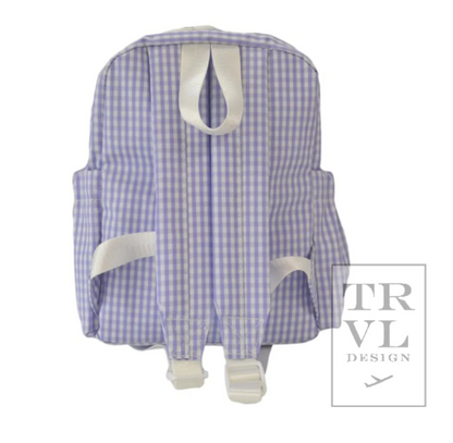 MINI BACKER - GINGHAM LILAC by TRVL Designs