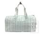 WEEKENDER Duffel Bag - CLASSIC PLAID GREEN by TRVL Design