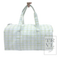 WEEKENDER Duffel Bag - CLASSIC PLAID GREEN by TRVL Design