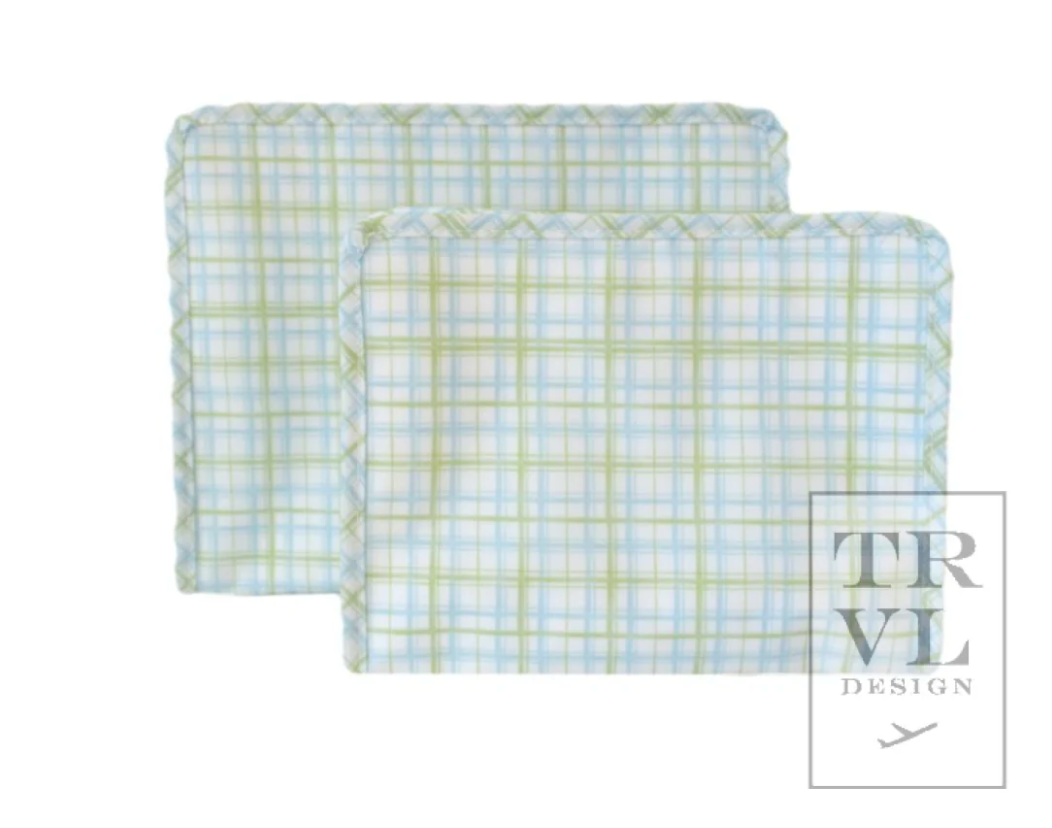 Medium Roadie - CLASSIC PLAID GREEN by TRVL Designs