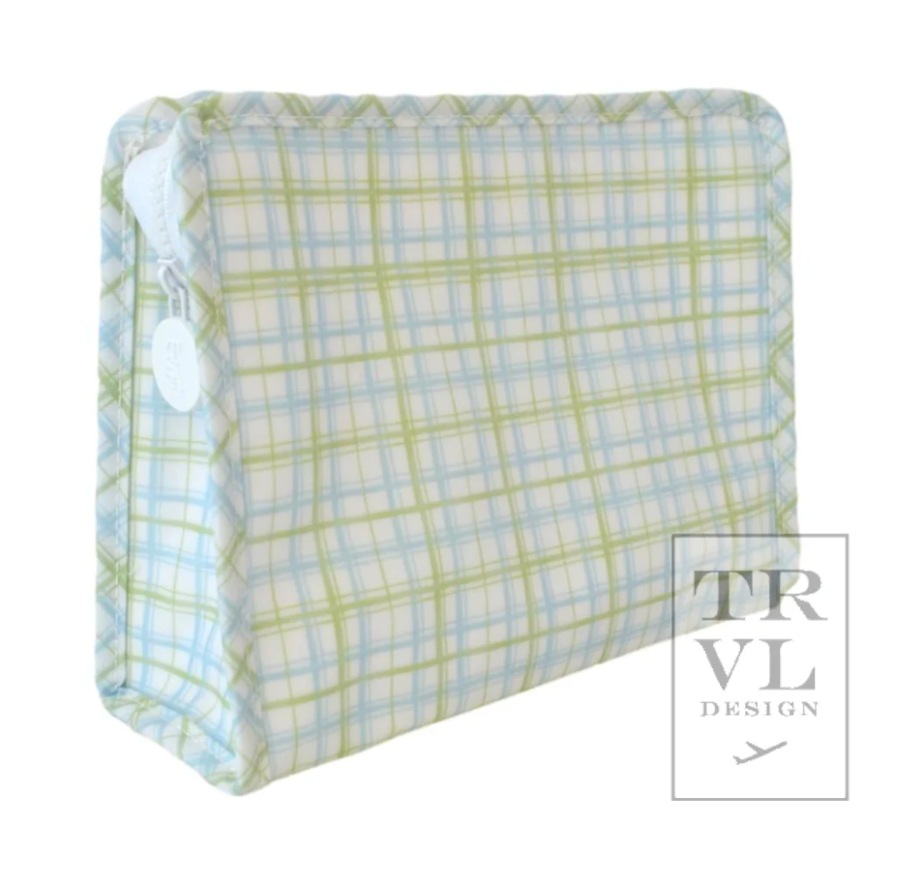 Medium Roadie - CLASSIC PLAID GREEN by TRVL Designs