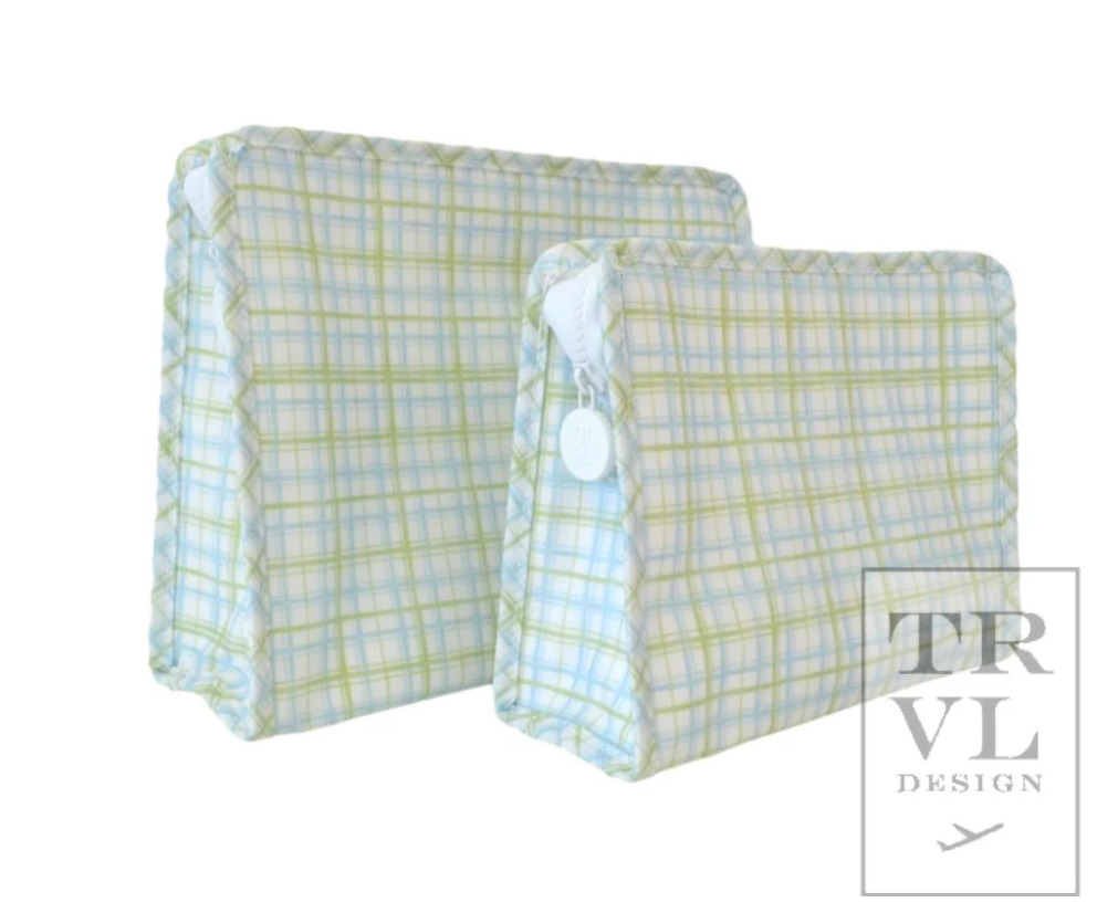 Medium Roadie - CLASSIC PLAID GREEN by TRVL Designs