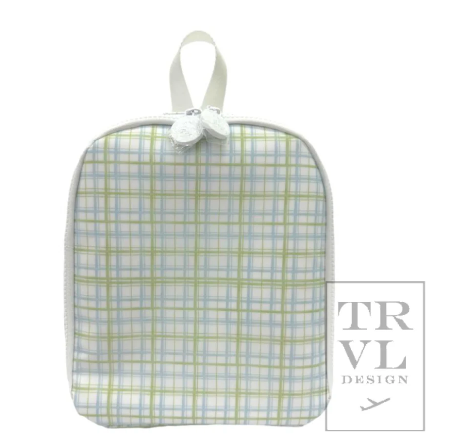 BRING IT Lunch Bag - CLASSIC PLAID GREEN by TRVL Designs