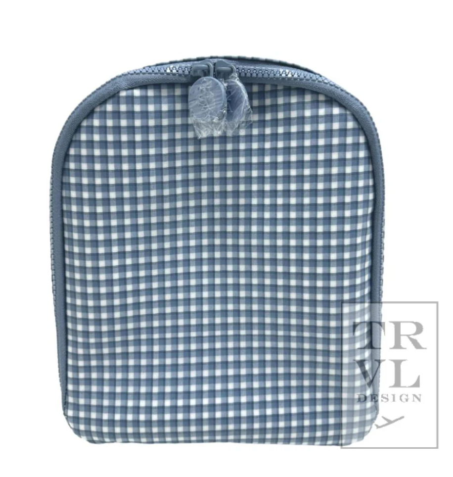 BRING IT Lunch Bag - RODEO CHECK INDIGO by TRVL Designs