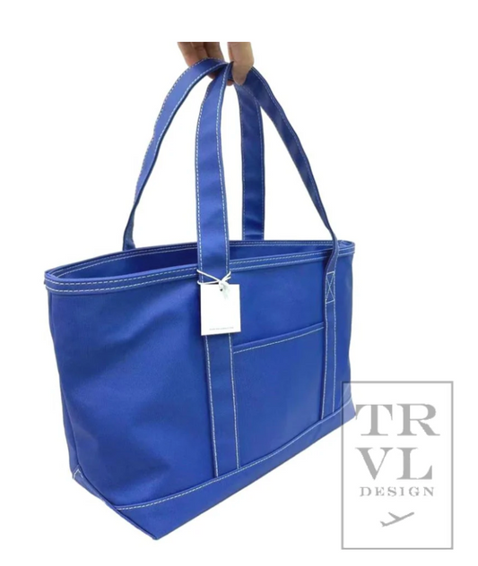 Medium Tote - Coated Canvas Blue Bell