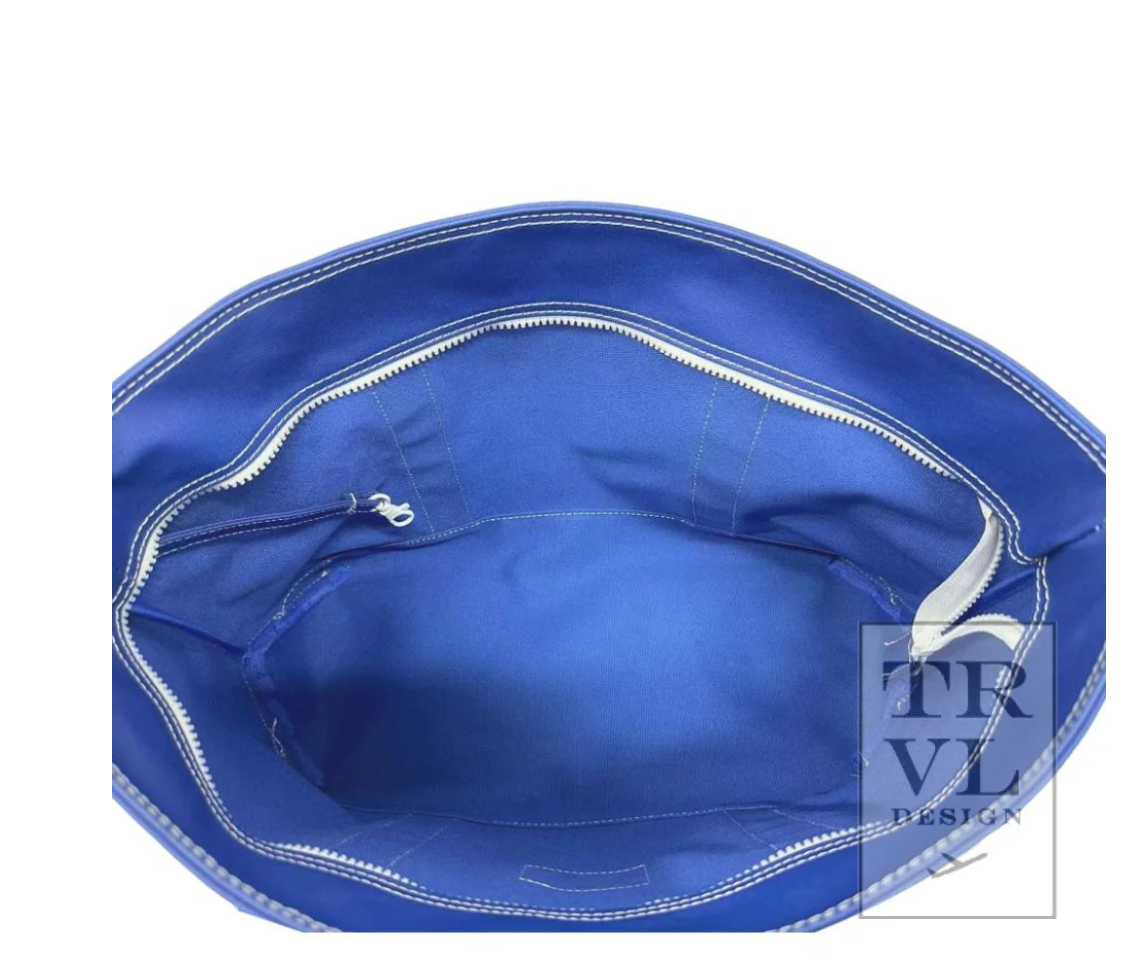 Medium Tote - Coated Canvas Blue Bell