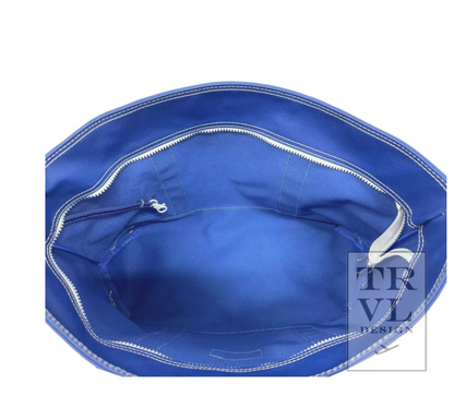 Medium Tote - Coated Canvas Blue Bell