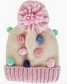 Pastel Popcorn Beanie Hat Baby & Kids