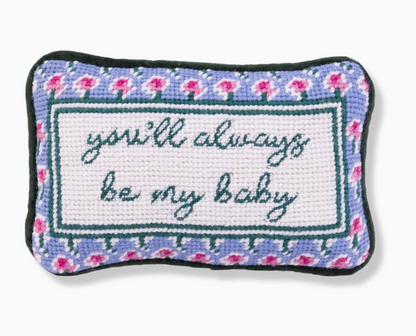 Be My Baby Mini Needlepoint Pillow