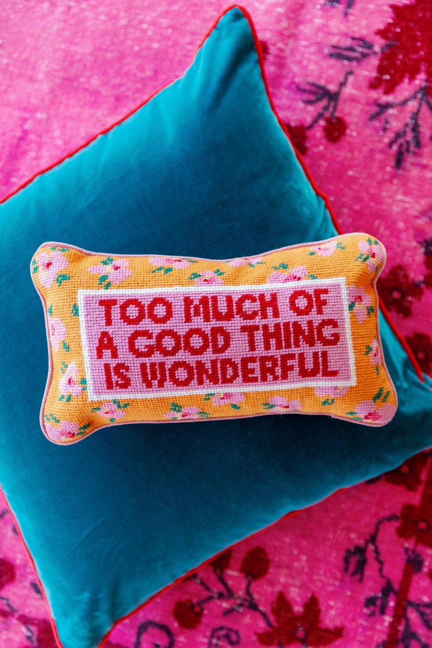 Wonderful Needlepoint Pillow