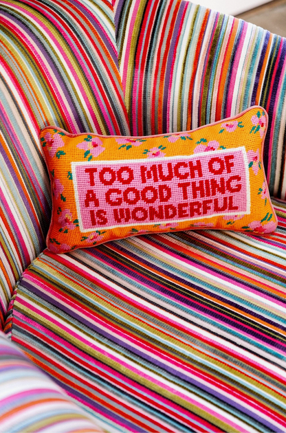 Wonderful Needlepoint Pillow